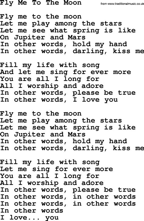 fly me to the moon song lyrics